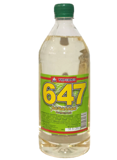 Розчинник 647 БП УХС 0,5л УКРСОЮЗ